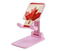 HETVBNS Vintage Canada Flag Phone Stand for Desk - Adjustable & Foldable Tablet Stand Portable Cell Phone Stand Holder Compatible with 4-13" Smartphones, Tablets
