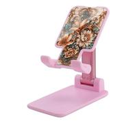 HETVBNS Vintage Flower Phone Stand for Desk - Adjustable & Foldable Tablet Stand Portable Cell Phone Stand Holder Compatible with 4-13" Smartphones, Tablets