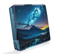 HETVBNS Waterproof Couch Cushion Covers for Pets, Celestial Night Sky Sofa Cushion Cover Washable, UV & Weather Resistant Seat Slipcover for Patio Furniture 56x51x10