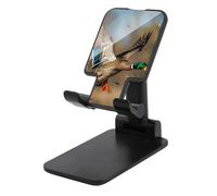HETVBNS Wild Ducks and Tree Phone Stand for Desk - Adjustable & Foldable Tablet Stand Portable Cell Phone Stand Holder Compatible with 4-13" Smartphones, Tablets