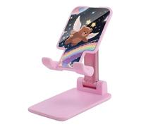 HETVBNS Winged Bear Phone Stand for Desk - Adjustable & Foldable Tablet Stand Portable Cell Phone Stand Holder Compatible with 4-13" Smartphones, Tablets