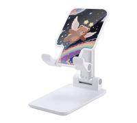 HETVBNS Winged Bear Phone Stand for Desk - Adjustable & Foldable Tablet Stand Portable Cell Phone Stand Holder Compatible with 4-13" Smartphones, Tablets