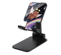 HETVBNS Winged Bear Phone Stand for Desk - Adjustable & Foldable Tablet Stand Portable Cell Phone Stand Holder Compatible with 4-13" Smartphones, Tablets