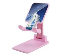 HETVBNS Wolf in The Dark Phone Stand for Desk - Adjustable & Foldable Tablet Stand Portable Cell Phone Stand Holder Compatible with 4-13" Smartphones, Tablets