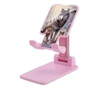 HETVBNS Wolves Family Phone Stand for Desk - Adjustable & Foldable Tablet Stand Portable Cell Phone Stand Holder Compatible with 4-13" Smartphones, Tablets