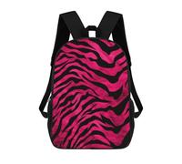 HETVBNS Zebra Tiger Leopard Backpack for Women Men, Durable 600D Polyester Bookbag with Large Capacity, Lightweight 17 Inch Laptop Backpack Minimalism Casual Daypack for Work, Travel