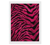 HETVBNS Zebra Tiger Leopard Diamond Painting Kits for Adults, Full Round Drill DIY Diamond Art for Beginners, 5D Gem Art and Crafts for Home Wall Decor 12"x16"