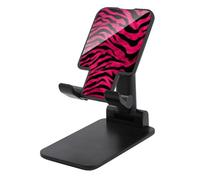HETVBNS Zebra Tiger Leopard Phone Stand for Desk - Adjustable & Foldable Tablet Stand Portable Cell Phone Stand Holder Compatible with 4-13" Smartphones, Tablets