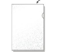 Hetzel 21675090 Clear Plastic File Folder A4 Pack of 50 Grained 125 Micron Transparent