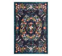 HEUchuan Art Floral Bohemian Style Living Room Carpets Home Decoration Bedroom Bedside Rug Recreational Areas Floor Mats for Deck, Picnic, Backyard(Type 1,50x80cm)