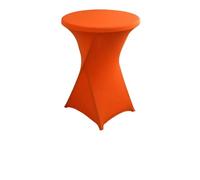 HEUchuan Elastic Beer Table Covers Hotel Wedding Cocktail Table Cover Solid Polyester Round Elastic Skirt for Banquet & Bar Decor(Color 14,70x110cm)