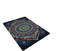 HEUchuan Floral Area Rug For Bathroom Entryway Hallway Decor Soft Doormat Geometric Pattern Floor Mat for Deck, Picnic, Backyard(Color 20,100x150cm 39x59 inch)