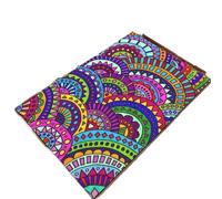 HEUchuan Floral Area Rug For Bathroom Entryway Hallway Decor Soft Doormat Geometric Pattern Floor Mat for Deck, Picnic, Backyard(Type 15,100x150cm 39x59 inch)