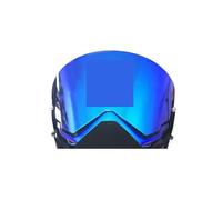 HEUchuan Helmet Visors Motorcycle Helmet Visor Replacement Original Face Shield for Lens(Deep Blue)