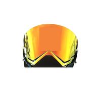 HEUchuan Helmet Visors Motorcycle Helmet Visor Replacement Original Face Shield for Lens(Gold Red)