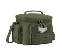 HEUchuan Lunch Bag for Men Outdoor Heavy Duty Box Work Leakproof Insulated Thermal Cooler Meal Camping Picnic for Hot/Cold Meals(Green)