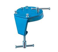 Heuer 119104 Turntable + Table Clamp (Swivel Clamp 2 in 1 Flexible Attachment Weight 1.7 kg Table Thickness Vice), 10-60 mm/120 mm