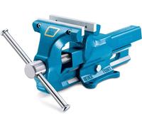 HEUER Bench Vice with replaceable jaws Engineers workshop vise 120mm 140mm 160mm