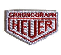 Heuer Chronograph Embroidered Iron On Sew On Watch Formula 1 Patch Jacket