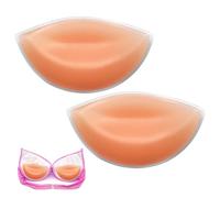 HEUIOP 1PCS Bra Inserts Chicken Fillet Bra Inserts Reusable Sticky Discreet Pads Bra Inserts Push Up Silicone Breasts Insert Fits Most Cup Sizes and Everyday Bikini Tops