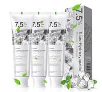 HEUIOP 2 Pcs Hydroxyapatite Toothpaste 7.5% Nano Hydroxyapatite Toothpaste for Sensitive Teeth, Gentle Whitening & Long-Lasting Fresh Breath, Fluoride-Free Formula,Daily Use for Oral Health