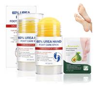 HEUIOP 2 Pcs Urea Foot Cream, Urea Cream 60 Percent for Feet with Avocado Foot Masks, Deep Hydration, Fast-absorbing & Non-greas, Heel Balm Moisturiser Stick for Cracked Heels and Dry Skin (30g x 2)
