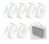 HEUIOP 6 Rolls Thermal Printer Labels, 12x40mm Self-Adhesive Thermal Label Compatible with Phomemo D30 D35 Q30 Q31 Q32 Q30s, Thermal Label Tape Replace for Office Home Shcool, 160 Labels/Roll, White