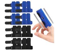 HEUIOP 8PCS Trigger Finger Splint Adjustable Thumb Splint for Arthritis Finger Support Immobilization Straightening Finger Brace Splints for All Pain Relieve