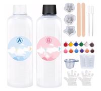 HEUIOP Squishy Maker Kit 27 Pcs Taba Squishy Kit, Make Your Own Squishy Set Diy Stress Relief Gift for Beginner