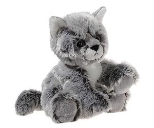 Heunec 20 cm Glitter-Kitty Baby Cat Plush Toy (Grey)