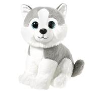 Heunec 236271 MI CLASSICO Husky with Glitter Eyes Plush Toy Grey