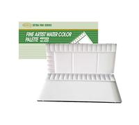 Heung-IL Aluminum Multi-compartment Watercolor Palette (35 Compartments, Black, AL-435)