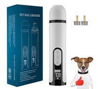 Heusom Silent Groom Pro Nail Grinder Cordless with LED Light & 3 Speeds for Dog and Cat, Dog & Cat Nail Trimmer, Professional Claw Care Tool, Ultra-Quiet Operation (1Pcs)