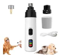 Heusom Silent Groom Pro Nail Grinder, Heusom Silent Groom Pro, Silent Groom Pro Nail Grinder, Silentgrind Pro, Rechargeable Dog Nail Clippers Grooming Smoothing Tool (1Set+1 Grinding headad)