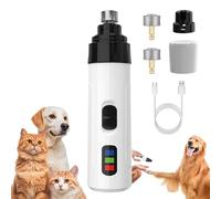 Heusom Silent Groom Pro Nail Grinder, silent groom pro for dogs nails, Dog Nail Trimmer, Rechargeable USB Charging Pet Nail Grinder, Pet Paws Grooming Smoothing Tool (1 set)