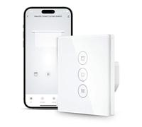 HEUXGIR WiFi Roller Shutter Switch, Smart Home Roller Shutter Control, Compatible with Alexa/Google Home/Smart Life, Smart Roller Shutter Switch Timer and Voice Control Requires Zero Conductor, Pack