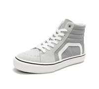 HEVA Women's Classic Canvas Shoes Comfortable Sneakers Men's Lace-up Trainers Casual Shoes(3UK 36EU,High Grey)