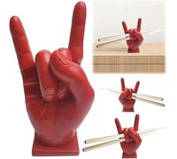 HEVANCIE drumstick stand Drumstick Holder Hand, Resin Rock Hand Drum Sticks Holder, Creative Drumstick Holder, Home Decoration Drumstick Stand