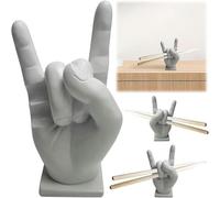 HEVANCIE drumstick stand Drumstick Holder Hand, Resin Rock Hand Drum Sticks Holder, Creative Drumstick Holder, Home Decoration Drumstick Stand