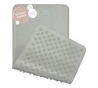 HEVEA Baby Bath Mat - Natural Rubber Non Slip Bathtub Mat For Baby - Upcycled, Scandinavian Design - (Natural) (Granite-Big)