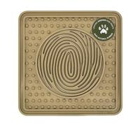 HEVEA Dog Lick Mat in Natural Rubber - With 25 Suction Cups - Slow Feeder Dog Mat for Boredom Reducer and Anxiety Relief - Perfect for Bathing Grooming - Tested and Safe for Your Dog (Hunter Green)