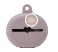 HEVEA Dummy Case Made of 100% Natural Rubber - Hygienic Soother Steriliser Box, Portable Pacifier Storage for Babies, Practical Danish Design Dummy Holder (Tan Beige)
