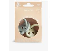 Hevea Gorgeous Grey and Sage Kids Orthodontic Pack of Two Natural Rubber Pacifier 3-36 Months