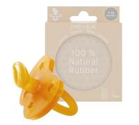 HEVEA Natural Rubber Dummy Pacifier Orthodontic 3-36 Months Single-Pack (Natural)