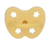 HEVEA Natural Rubber Pacifier Orthodontic 3-36 Months - Hygienic One Piece Design for Newborns to Toddlers, BPA-Free, Soft & Durable - (Banana)
