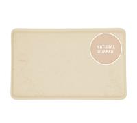 HEVEA Upcycled Place Mat made from 100% Upcycled Natural Rubber Plant Based, Plastic-Free, Eco-Friendly, BPA-Free & FDA approved (Sand)