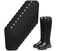 Heveer Boot Shapers Form Inserts 10 Pack 10 Inch Reusable Boots Tall Support Shoe Trees Boots Stand Holder Plastic Shoe Holders for Preventing Bending and Creasing