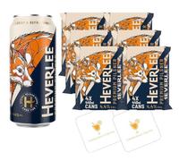 Heverlee Premium Belgium Pilsner | 24 Pack Cans | 2x Celebration Spirits Beer Mats