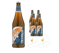 Heverlee Premium Belgium Pilsner | 4 Pack | Extra Large 660ml Bottles | 2x Celebration Spirits Beer Mats