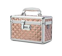 HEWEI WORKS Medication LockBox with Combination, Lockable Medicine Storage Box, Security Lock Box, Medical Organizer, Multipurpose LockBox for Home and Outdoor (Champagne, Small)